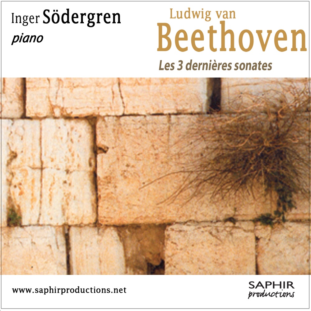 Обложка альбома «Les 3 dernières sonates» — Inger Södergren