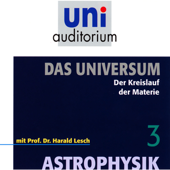 Audiobook cover for Der Kreislauf der Materie (Das Universum, Teil 3) by Harald Lesch