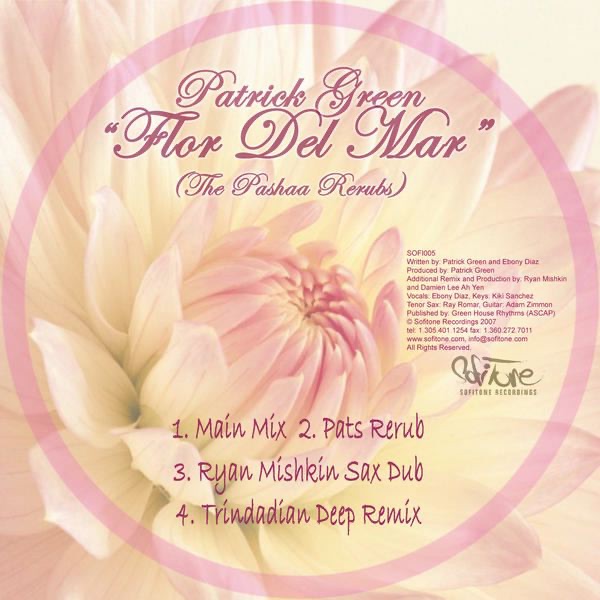 Обложка альбома «Flor del Mar (The Pashaa Rerubs)» — Patrick Green