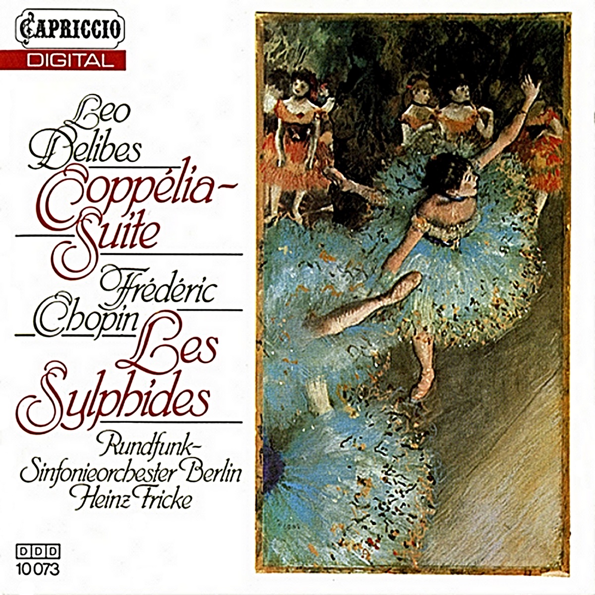 Delibes: Coppelia Ballet Suite - Chopin: Les Sylphides cover art