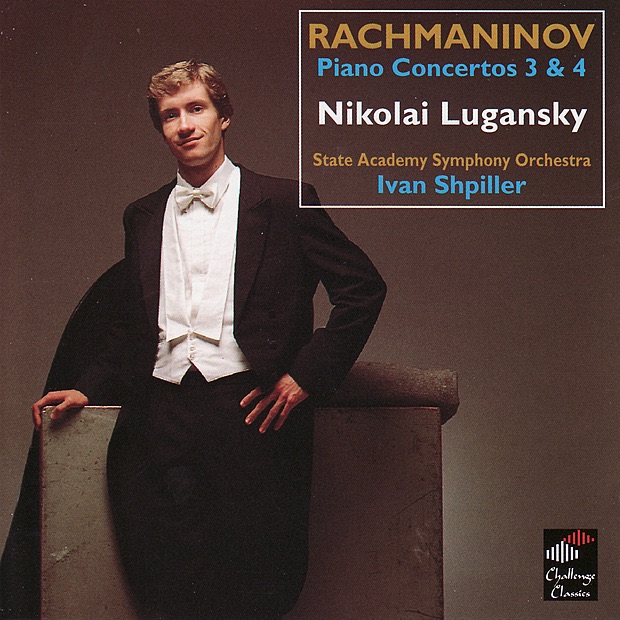 Обложка альбома «Rachmaninov: Piano Concertos Nos. 3 & 4» — Ivan Shpiller, Nikolai Lugansky & Russian State Symphony Orchestra