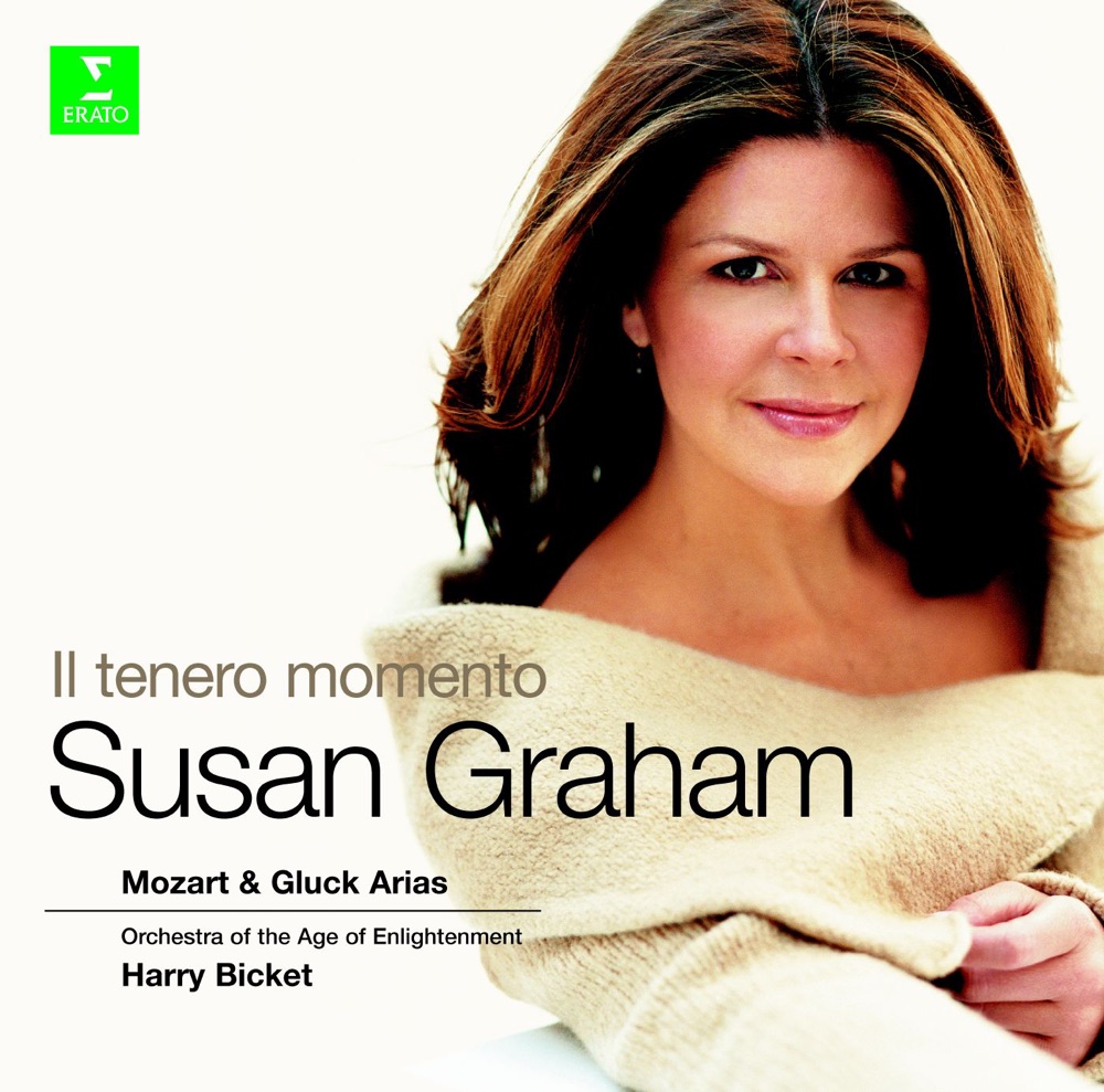 Обложка альбома «Il tenero momento: Mozart & Gluck Arias» — Harry Bicket, Orchestra of the Age of Enlightenment & Susan Graham
