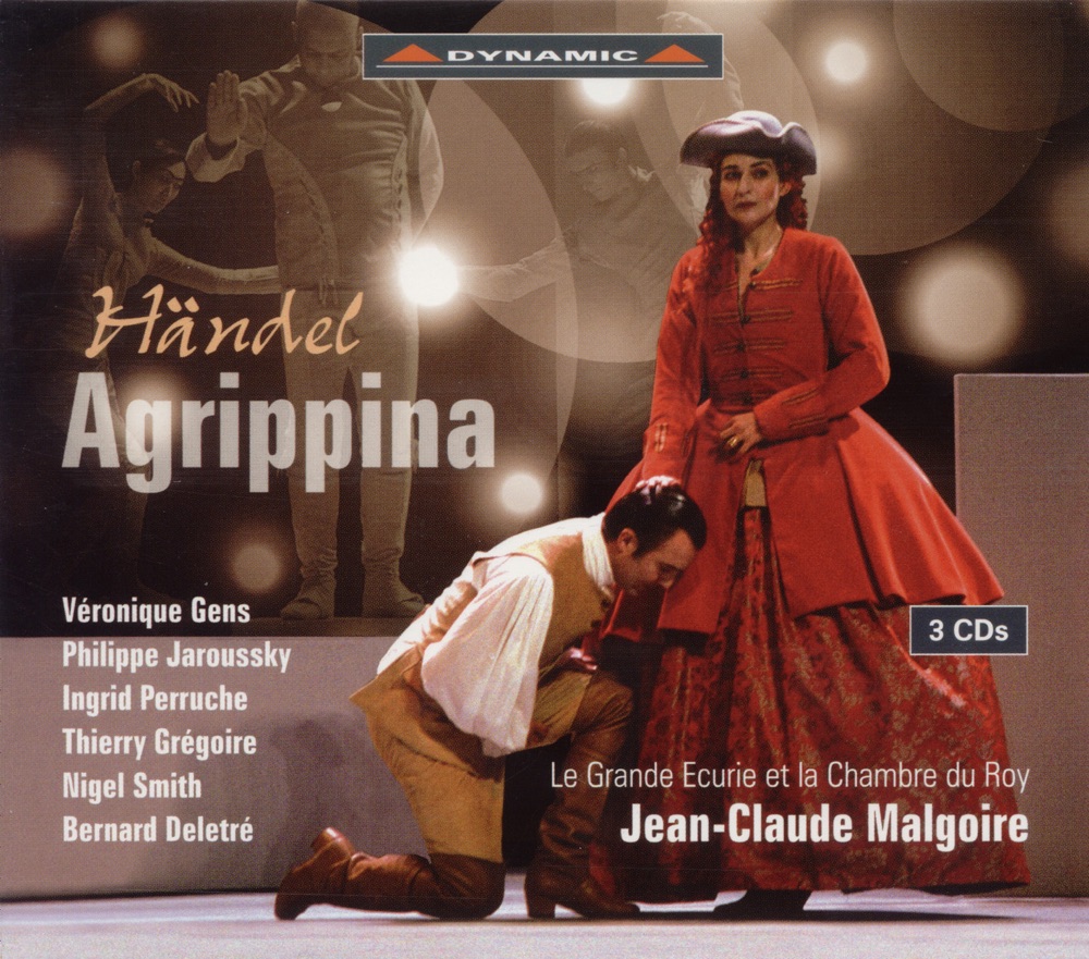 Обложка альбома «Handel: Agrippina» — Bernard Deletre, Jean-Claude Malgoire & La Grande Écurie et la Chambre du Roy
