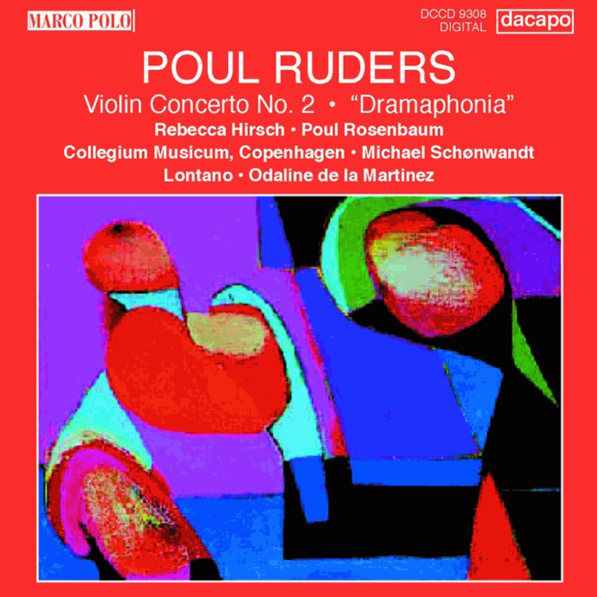 Ruders: Violin Concerto No. 2 - 'Dramaphonia' cover art