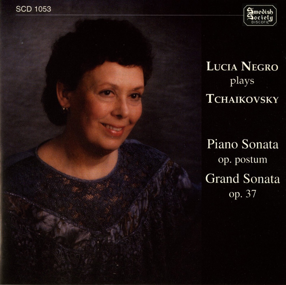 Обложка альбома «Lucia Negro Plays Tchaikovsky» — Lucia Negro