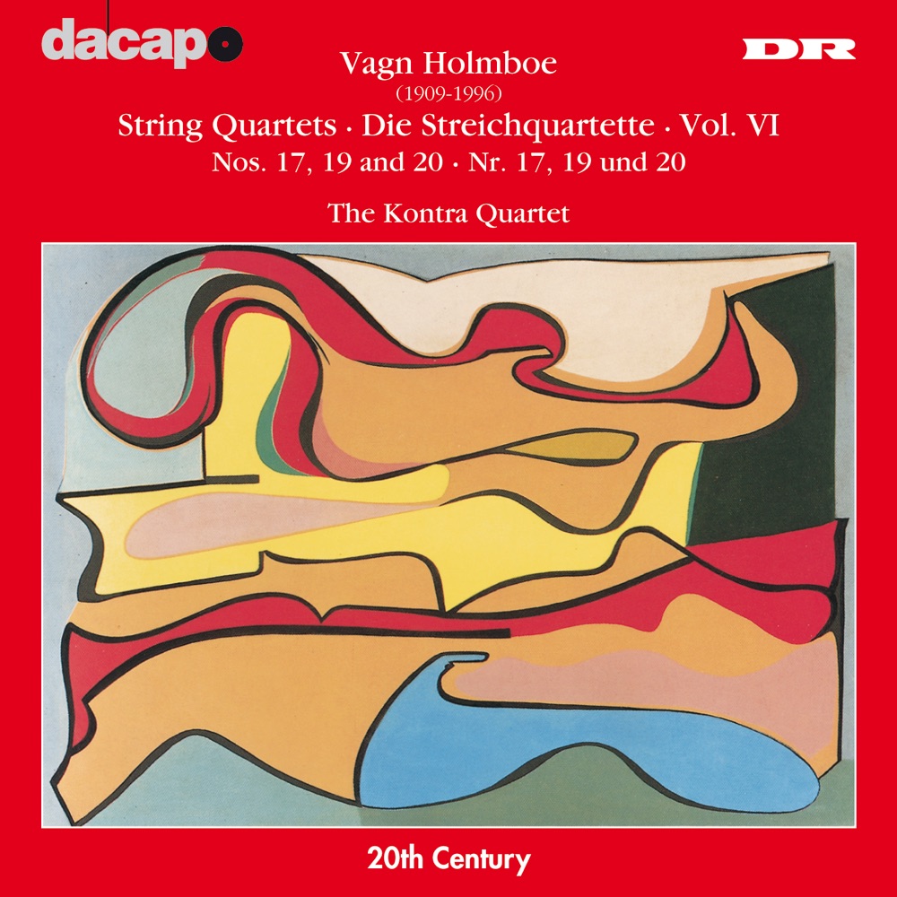 Обложка альбома «Holmboe: String Quartets Nos. 17, 19 & 20» — Kontra Quartet
