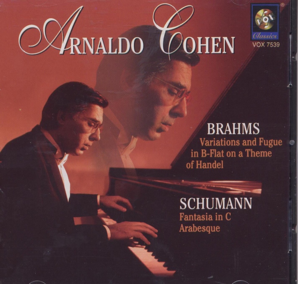 Обложка альбома «Arnaldo Cohen: Schumann & Brahms» — Arnaldo Cohen
