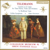 Telemann: Concerto for Three Horns and Violin, La Bouffonne, Grillen-Symphonie artwork