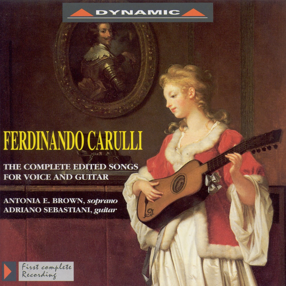 Обложка альбома «Carulli: The Complete Edited Songs for Voice and Guitar» — Adriano Sebastiani, Antonia Elisabeth Brown & Lucia Sciannimanico