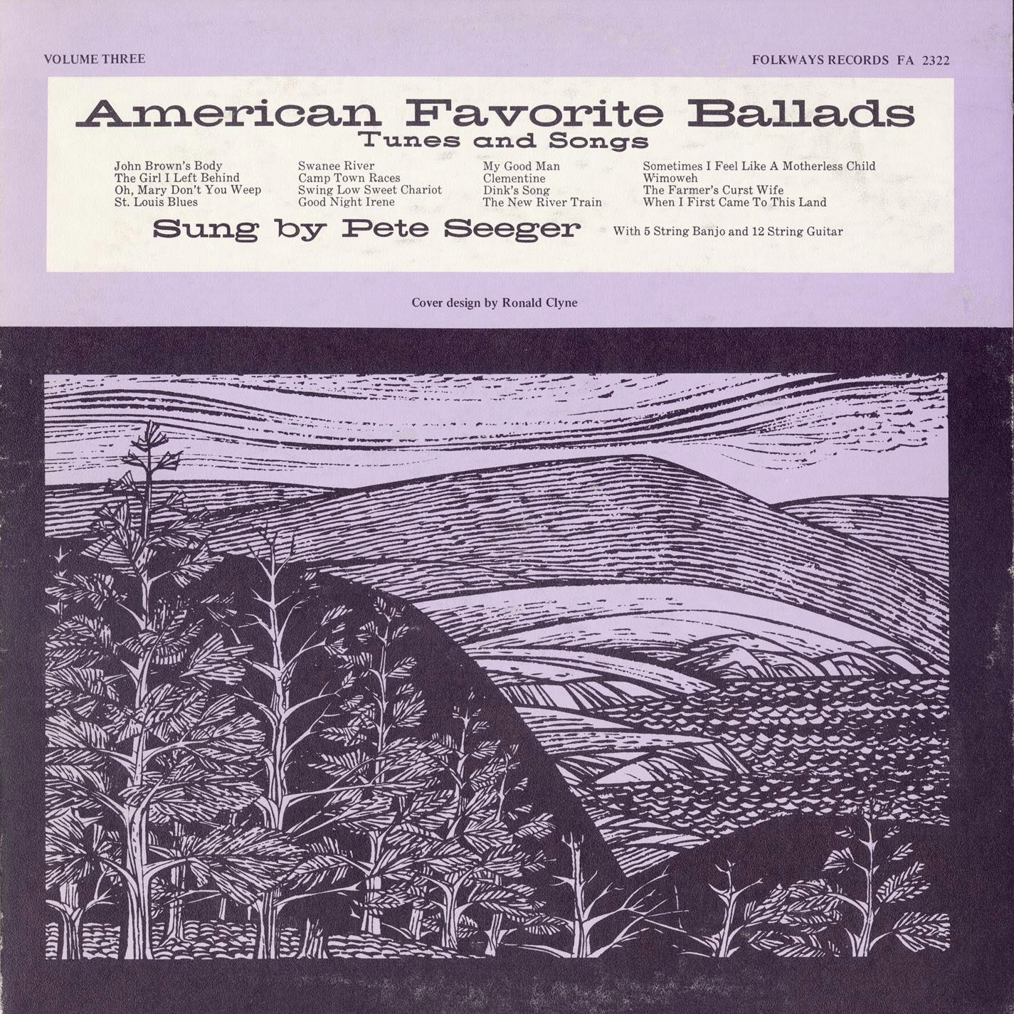 Pete Seeger – American Favorite Ballads, Vol. 3 Cover