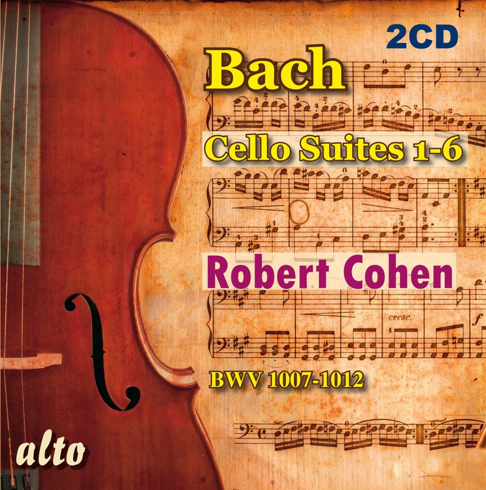 Обложка альбома «Bach: Cello Suites 1-6» — Robert Cohen