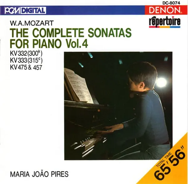 Piano Sonata No. 12 in F Major, K. 332: II. Adagio — Maria João Pires