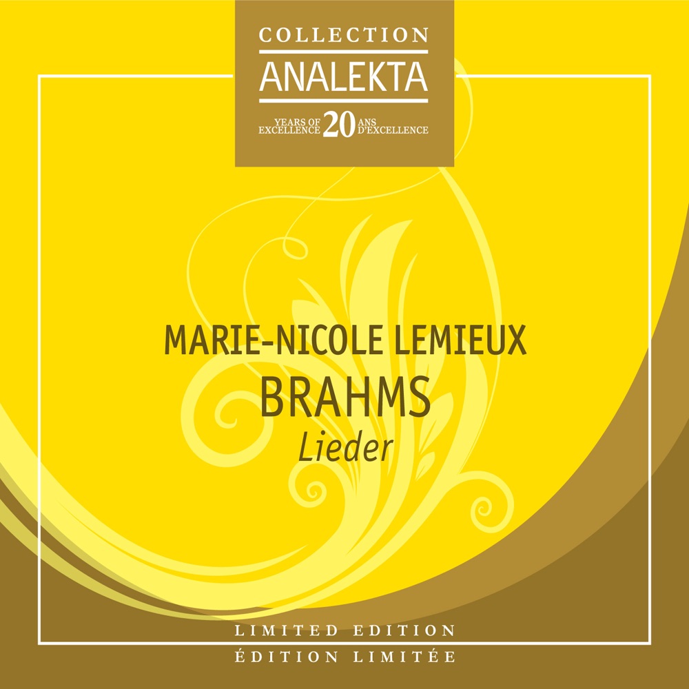Обложка альбома «Brahms» — Marie-Nicole Lemieux, Michael McMahon & Nicolo Eugelmi