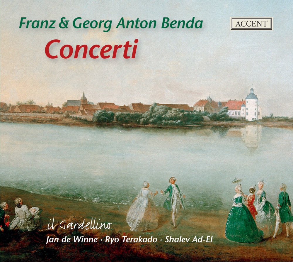 Обложка альбома «Benda: Concerti» — Jan De Winne, Il Gardellino, Shalev Ad-El & Ryo Terakado