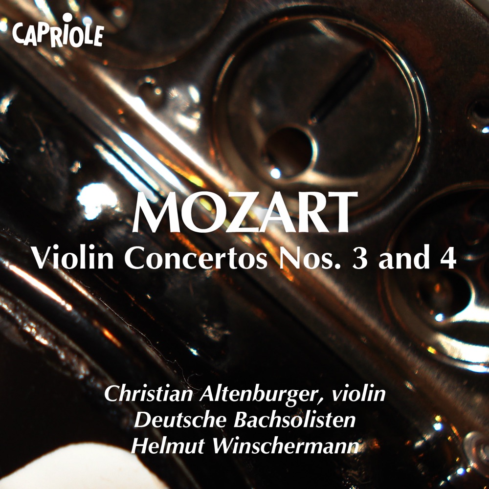 Обложка альбома «Mozart, W.A.: Violin Concertos Nos. 3 and 4» — Helmut Winschermann, German Bach Soloists, Christian Altenburger, Sandor Vegh & Camerata Salzburg