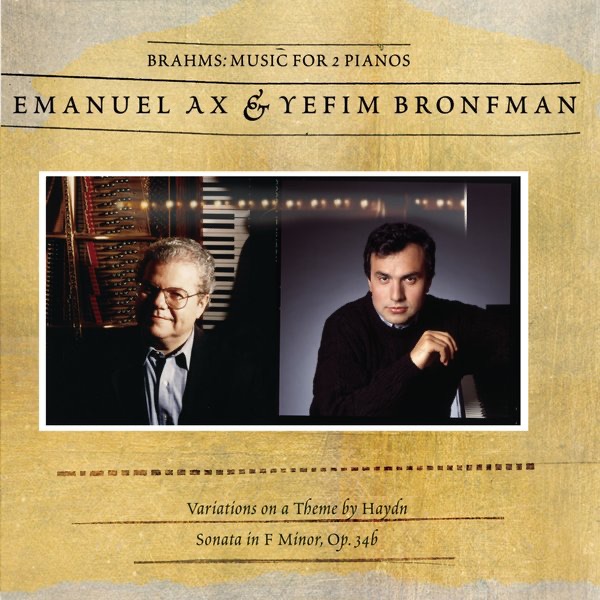 Brahms: Sonata for Two Pianos; Variations On a Theme By Haydn cover art