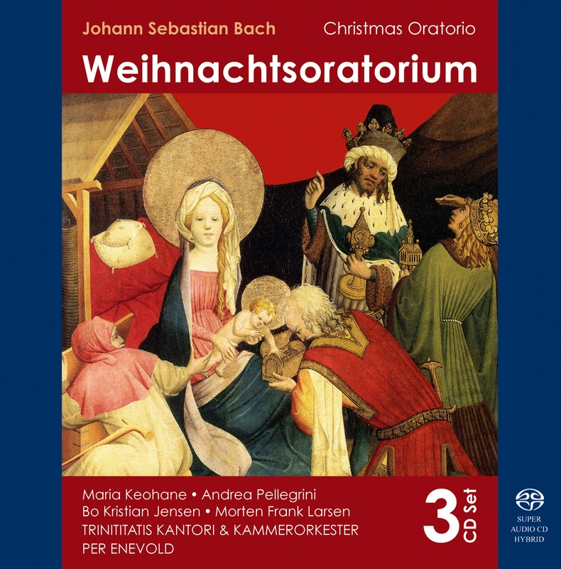 Обложка альбома «J.S. Bach: Weihnachtsoratorium (Christmas Oratorio, BWV 248)» — Trinitaris Kantori and Kammerorkester & Per Enevold