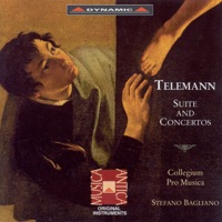 Telemann: Double Concertos, Suite In A Minor - Stefano Bagliano, Collegium Pro Musica, Paolo Tognon & Mauro Valli