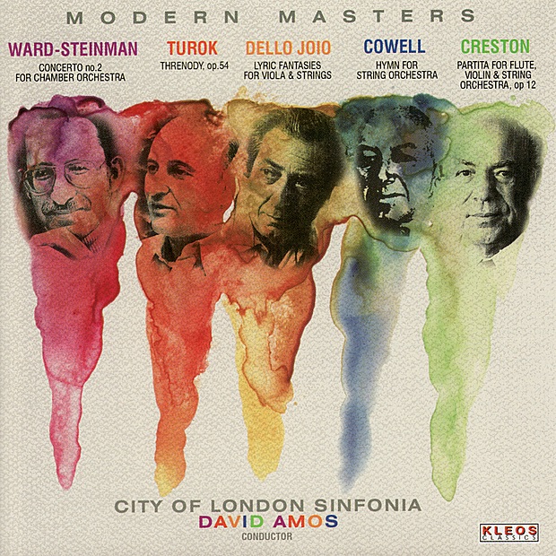 Обложка альбома «Ward-Steinman, Turok, Dello Joio, Cowell, Creston: Modern Masters» — City of London Sinfonia & David Amos
