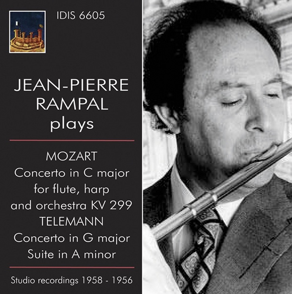 Обложка альбома «Jean-Pierre Rampal Plays Mozart & Telemann (1956,1958)» — Jean-Pierre Rampal, Jean-Francois Paillard Chamber Orchestra, Jean-François Paillard, Lily Laskine, Karl Ristenpart & Saar Chamber Orchestra