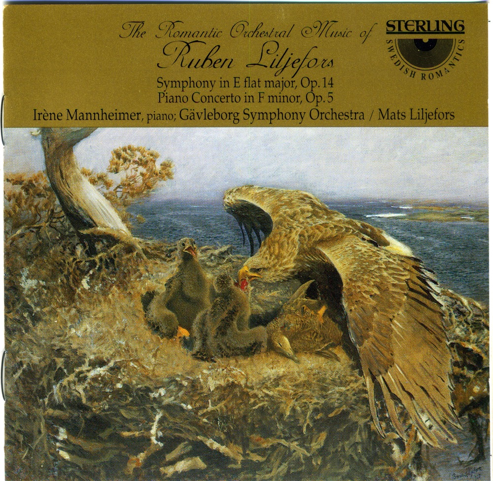 Обложка альбома «Ruben Liljefors: Pianokonsert» — Irène Mannheimer, Gavleborg Symphony Orchestra & Mats Liljefors
