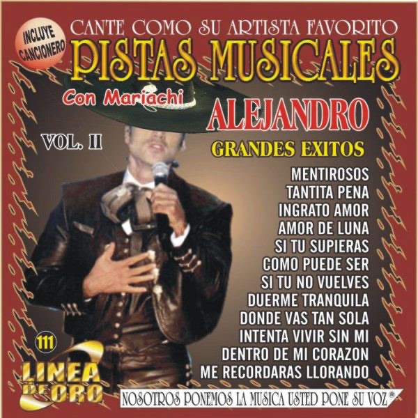Alejandro - Grandes Exitos Vol. 2 - Con Mariachi
