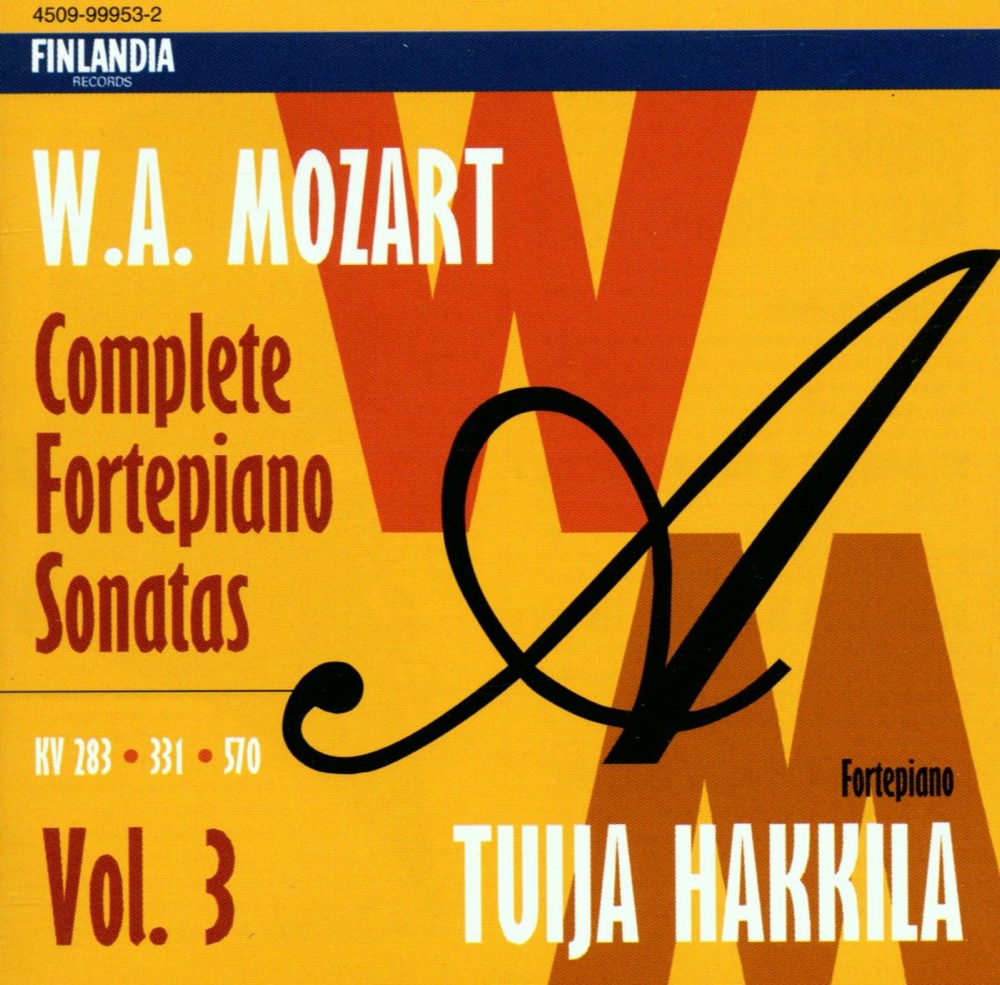 Обложка альбома «W.A. Mozart: Complete Fortepiano Sonatas, Vol. 3» — Tuija Hakkila