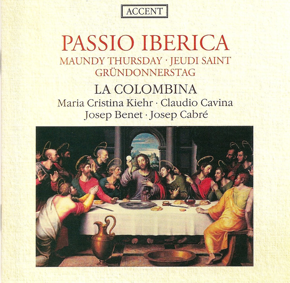 Passio Iberica (Extracts from the Maundy Thursday Liturgy In Spain and Its Dominions) cover art