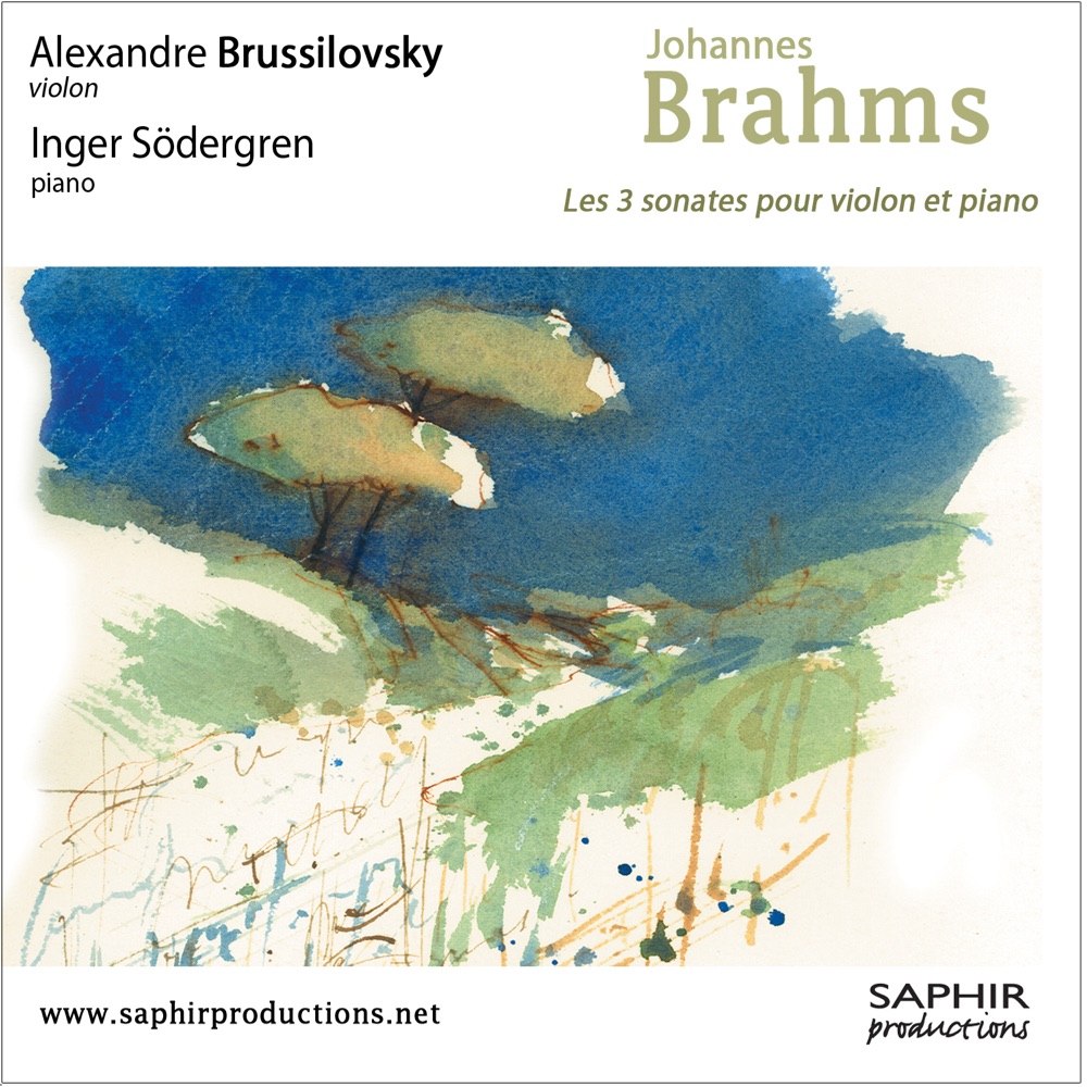 Обложка альбома «Les trois sonates pour violon et piano» — Alexandre Brussilovsky & Inger Södergren
