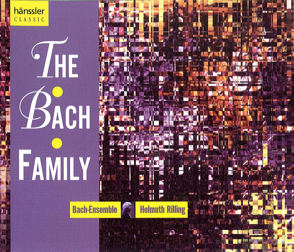 Обложка альбома «The Bach Family» — Adalbert Kraus, Niklaus Tüller, Walter Heldwein, Frankfurt Kantorei, Helmuth Rilling, Bach Ensemble, The, Wolfgang Schone, Helen Watts, Aldo Baldin, Kathrin Graf, Stuttgart Bach Collegium, Gächinger Kantorei Stuttgart, Indiana University Chamber Singers, Philippe Huttenlocher, Erika Schmidt-Valentin, Uta Spreckelsen, Stuttgart Figuralchor der Gedachtniskirche, Arleen Auger & Julia Hamari