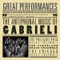 Canzon Septimi Toni No. 2 - Philadelphia Brass Ensemble, The Chicago Brass Ensemble, Thomas Wohlwender, Mason Jones, Myron Bloom, Bernard Adelstein, Gilbert Johnson, Robert Boyd & Seymour Rosenfeld lyrics