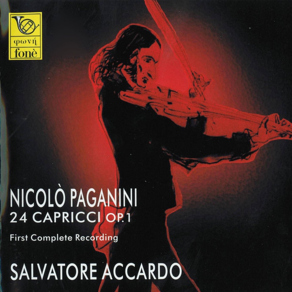 Обложка альбома «Paganini: 24 Capricci for Violin Solo, Op. 1» — Salvatore Accardo