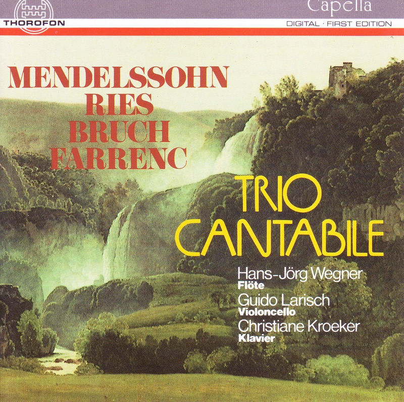 Обложка альбома «Mendelssohn, Ries, Bruch, Farrenc» — Trio Cantabile