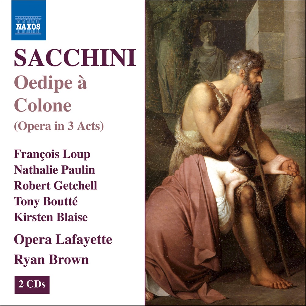 Обложка альбома «Sacchini: Oedipe a Colone (Oedipus at Colonus)» — Opera Lafayette Orchestra & Ryan Brown