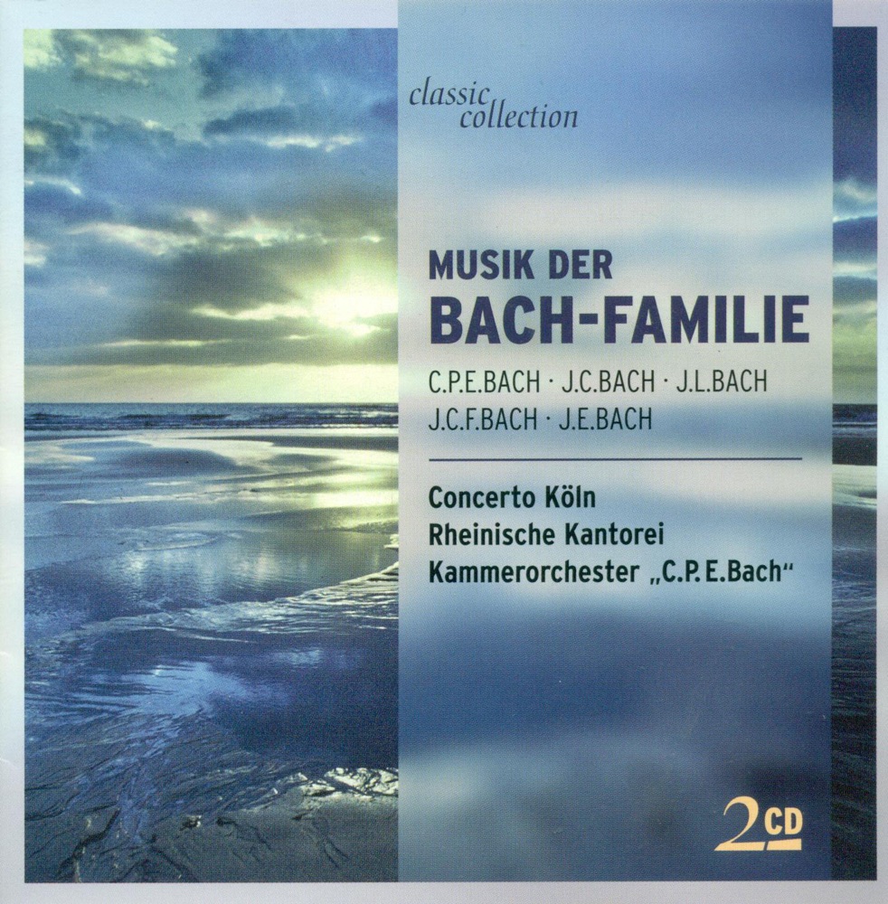 Обложка альбома «Music of the Bach Family» — Carl Philipp Emanuel Bach Chamber Orchestra, Concerto Köln, Dresden Baroque Orchestra & Hans Gruss