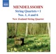 Mendelssohn String Quartets Vol 1 String Quartets Nos 1 4 6