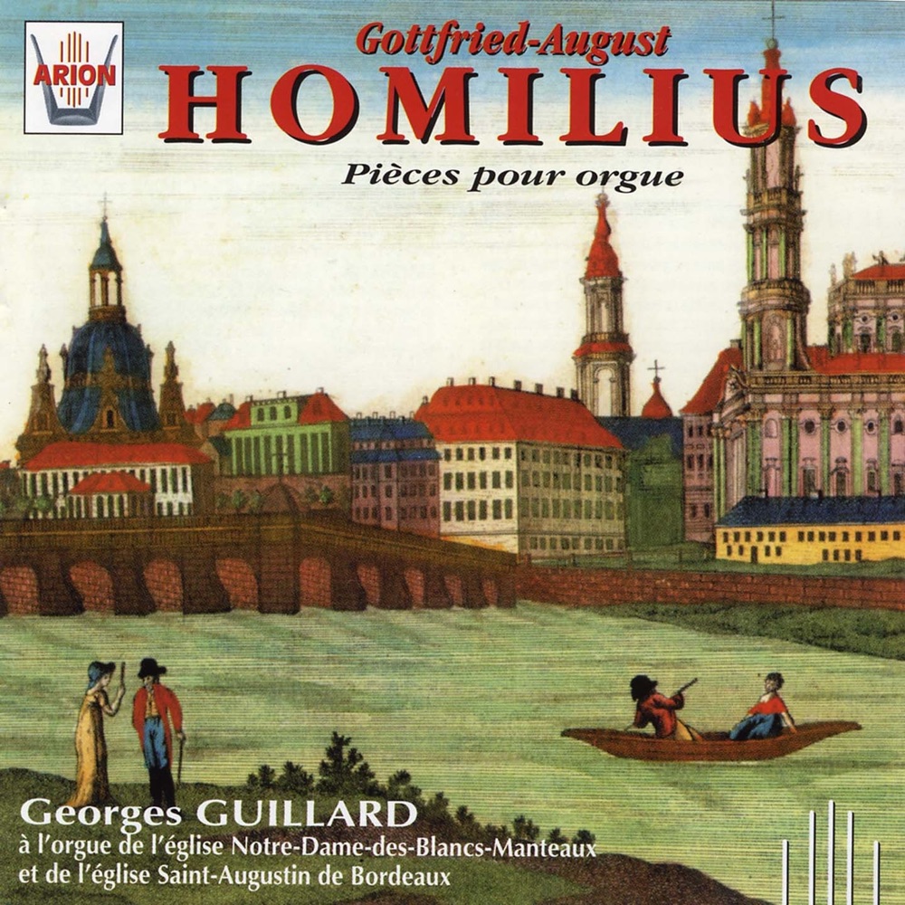 Обложка альбома «Homilius : Pièces pour orgue» — Georges Guillard