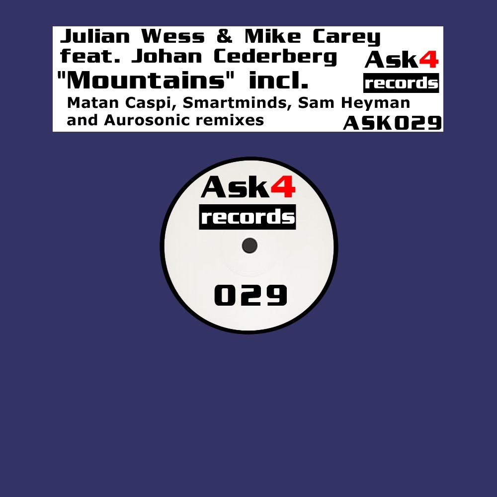 Обложка альбома «Mountains (Remixes) [feat. Johan Cederberg]» — Julian Wess & Mike Carey