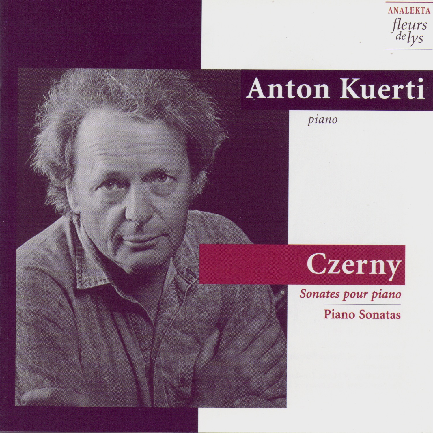 Czerny: Sonates pour piano by Anton Kuerti album cover