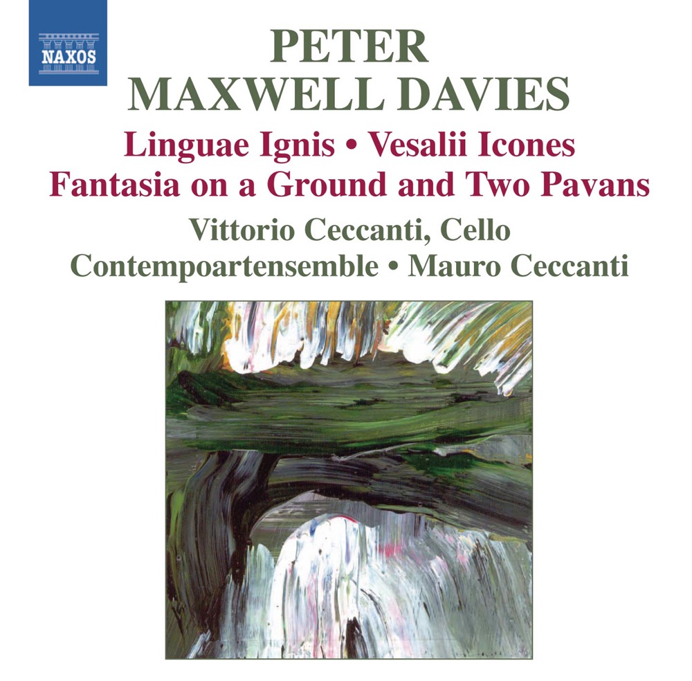 Обложка альбома «Maxwell Davies: Linguae ignis - Vesalii Icones» — Mauro Ceccanti, Contempoartensemble & Vittorio Ceccanti
