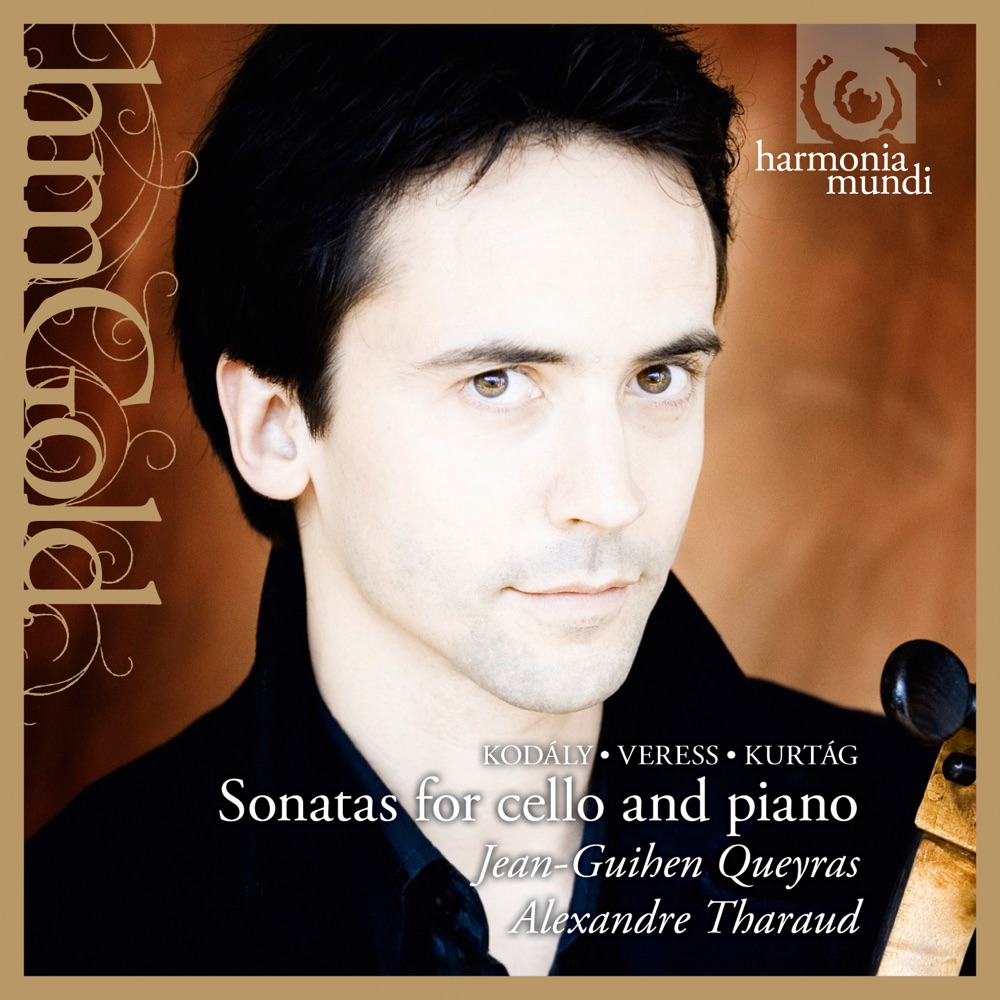Обложка альбома «Kurtag, Kodaly, Veress: Sonatas for cello and piano» — Alexandre Tharaud & Jean-Guihen Queyras