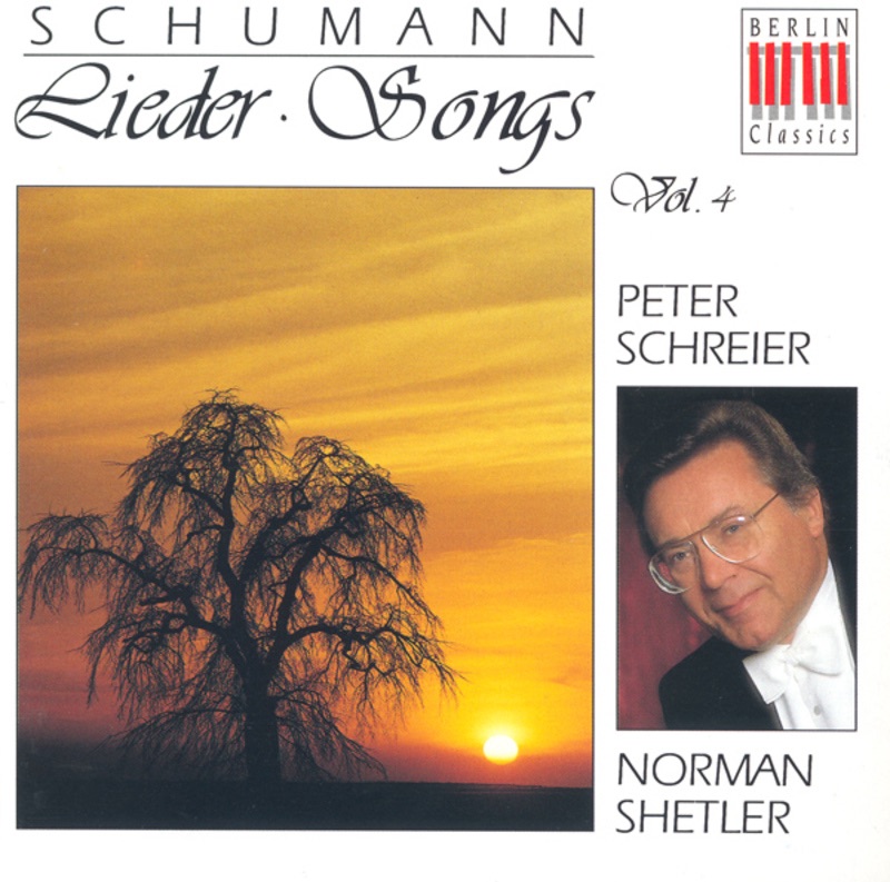 Обложка альбома «Schumann: Songs» — Peter Schreier & Norman Shetler
