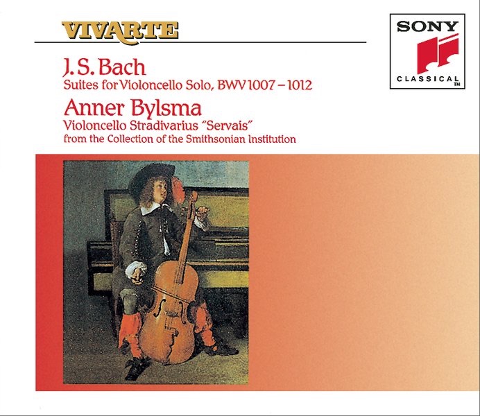Bach: The Six Unaccompanied Cello Suites, BWV 1007-1012 by Anner Bylsma album cover