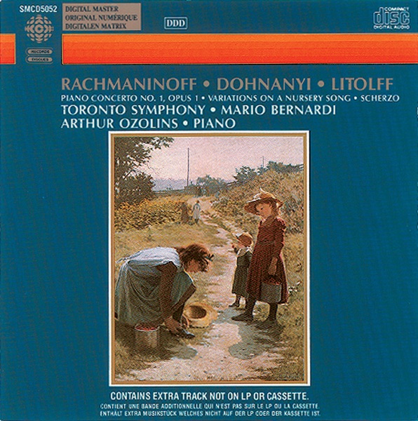 Rachmaninov: Piano Concerto No. 1 - Dohnanyi: Variations On A Nursery Song