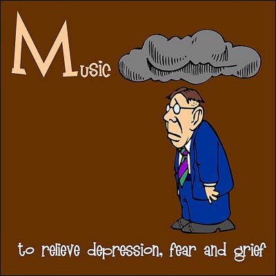 Music to Relieve Depression, Fear, and Grief