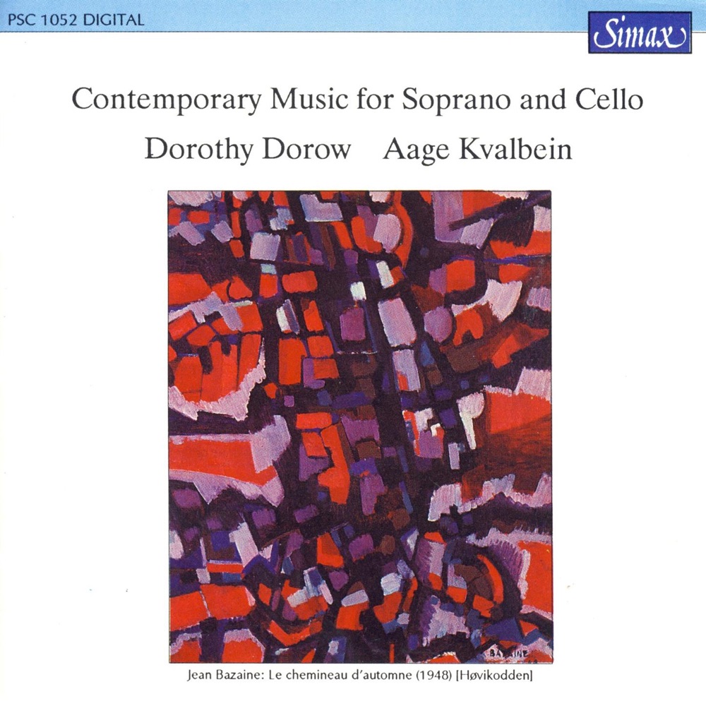 Обложка альбома «Contemporary Music for Soprano and Cello» — Aage Kvalbein & Dorothy Dorow