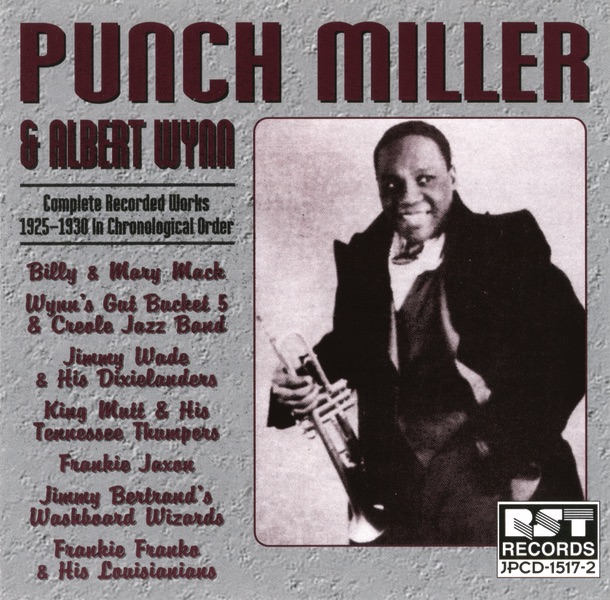 Обложка альбома «Punch Miller (1925-1930)» — Punch Miller