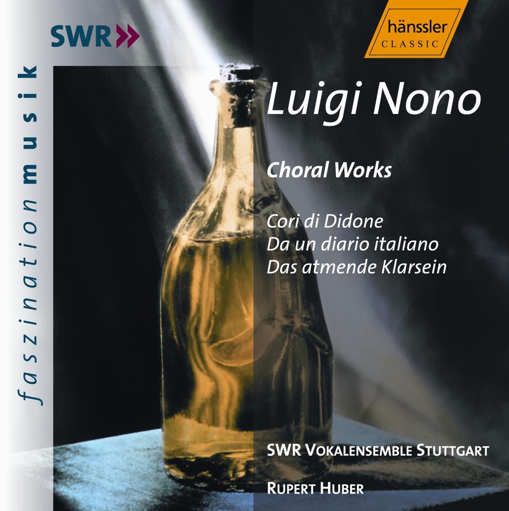 Обложка альбома «Nono: Cori Di Didone - Da un Diario Italiano - Das Atmende Klarsein» — Stuttgart Vocal Ensemble, Rupert Huber, Christoph Adt, Koln Radio Choir, Eva Furrer & Peter Böhm
