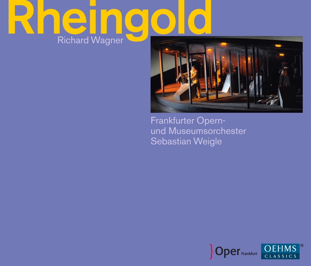 Обложка альбома «Wagner: Das Rheingold» — Hans-Jurgen Lazar, Frankfurt Opera Orchestra, Richard Cox, Martina Dike, Sebastian Weigle, Kurt Streit, Frankfurt Opera and Museum Orchestra, Magnus Baldvinsson, Katharina Magiera, Jenny Carlstedt, Britta Stallmeister, Dietrich Volle, Barbara Zechmeister, Alfred Reiter, Jochen Schmeckenbecher, Terje Stensvold & Meredith Arwady