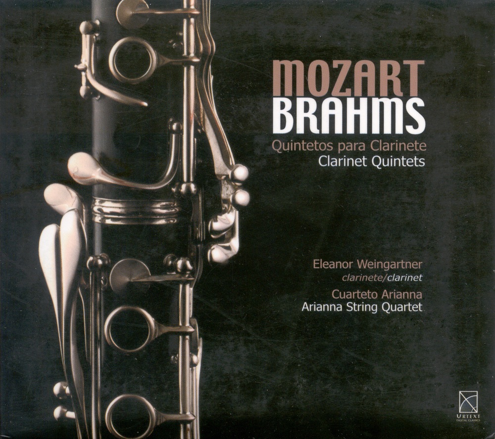 Обложка альбома «Mozart: Clarinet Quintet, K. 581 - Brahms: Clarinet Quintet, Op. 115» — Arianna String Quartet & Eleanor Weingartner